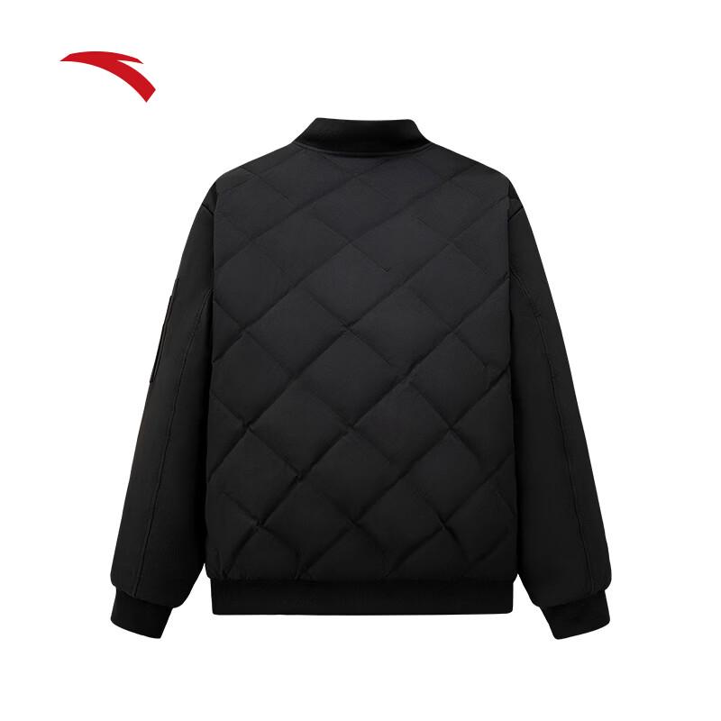 Anta Classic Quilted Baseball Down Jacket for Men
