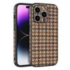 Suitable for iPhone15 mobile phone case 13Pro plaid two-color all-inclusive anti-drop case 14plus plaid tpu case