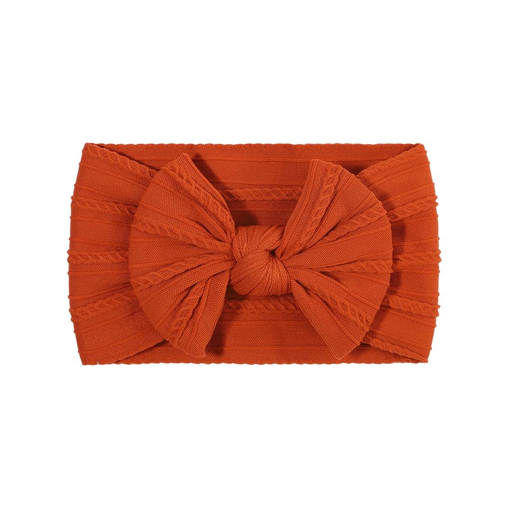 PANTONE Solid Color Bows Headband for Baby Girls Elastic Hair Band Cotton Bowknot Turban Kids Headwear Baby Hair Accessories