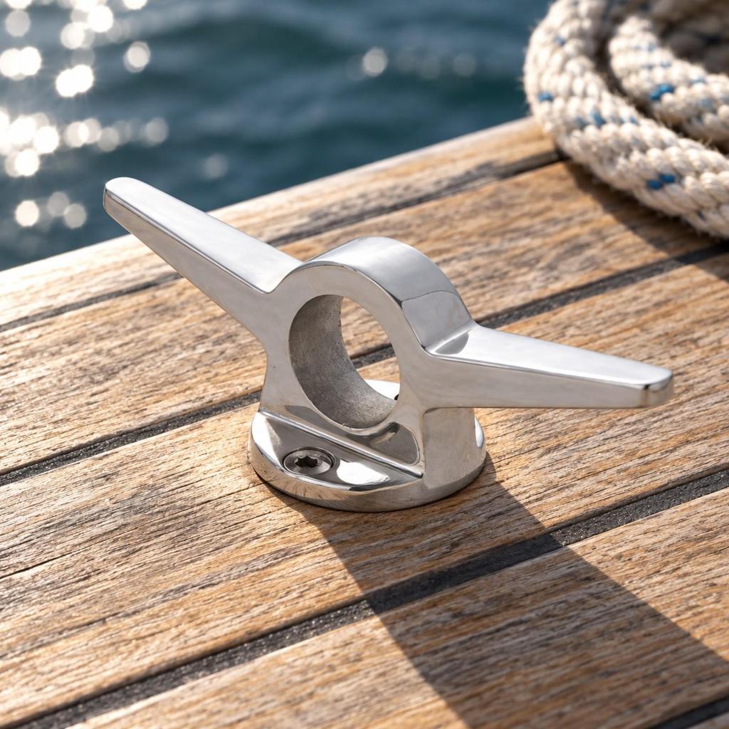 Marine Hardware Fitting Heavy Duty Horn Cleat Streamlined