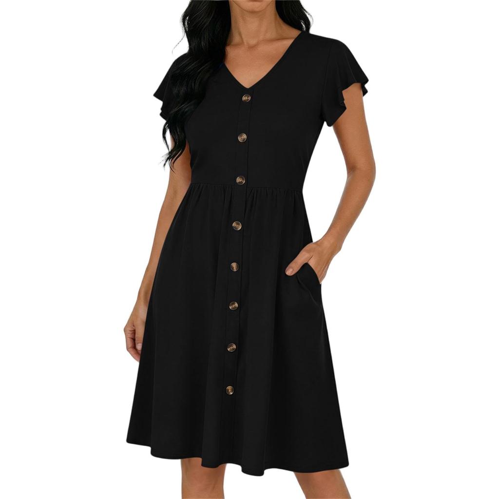Women's Fashionable Casual -Color Dress