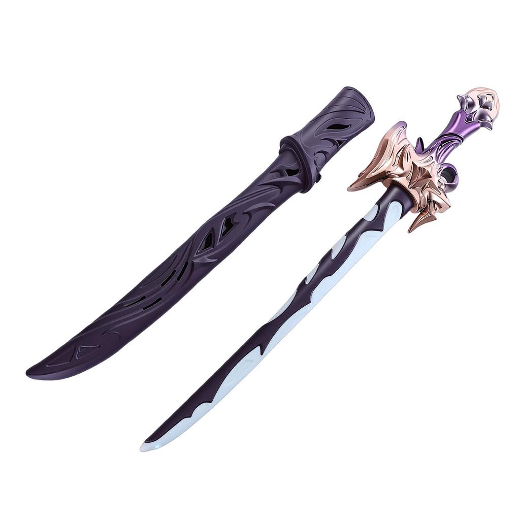 Light Up Sword Toy RGB LED Lighted Saber with Sound Sensor Shth for Cosplay Party Display Birthday Gifts