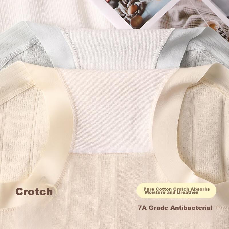 Ordifen 5 Women's Underwear, Pure Cotton, 7A Antibacterial Triangle Panties, Class A Baby Cotton Seamless Mid-Rise Women's Underwear