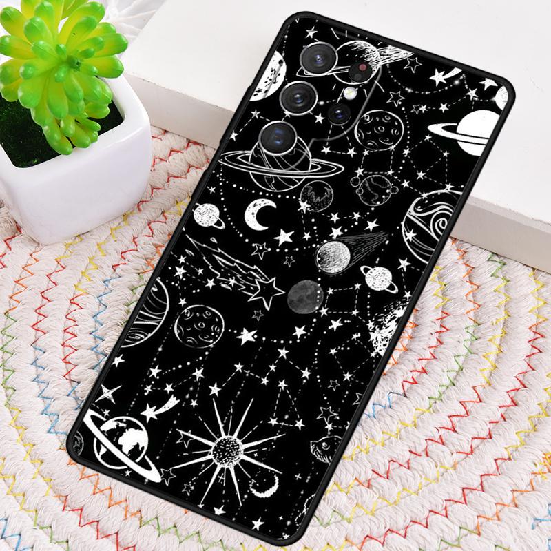 Suns Moons Clouds Astrological TPU Phone Case For Samsung Galaxy Note 10 Pro S26 S25 S24 S23 S22 Ultra Plus S21 FE S20 Cover