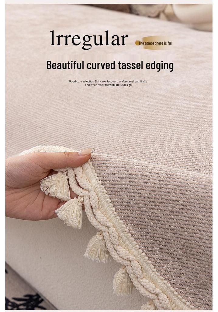 2026 Chenille Irregular Shaped Sofa Cushion, All-Season Non-Slip Cover