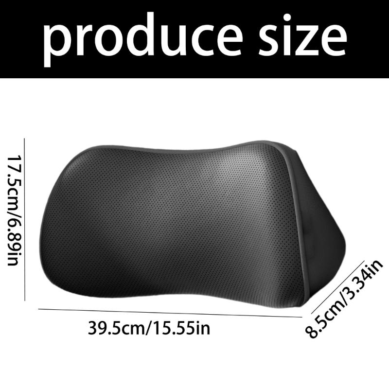 Traagschuim Lendesteun Ergonomisch Rugkussen Lendesteun voor Lange Autoritten Rugsteun Stoelkussen
