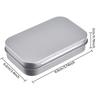 40-Pack Aluminum Storage Boxes with Hinged Lids Portable Rectangular Tin Containers for Small Items Gift Card Holders Organizer