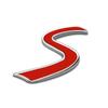 Adesivi Emblema Lettere 3D S per Auto JXNJX44 Distintivo Griglia Per Mini Cooper S R50 R53 R55 R56 R60 R61 F54 F55 F56 F60 Countryman Accessori