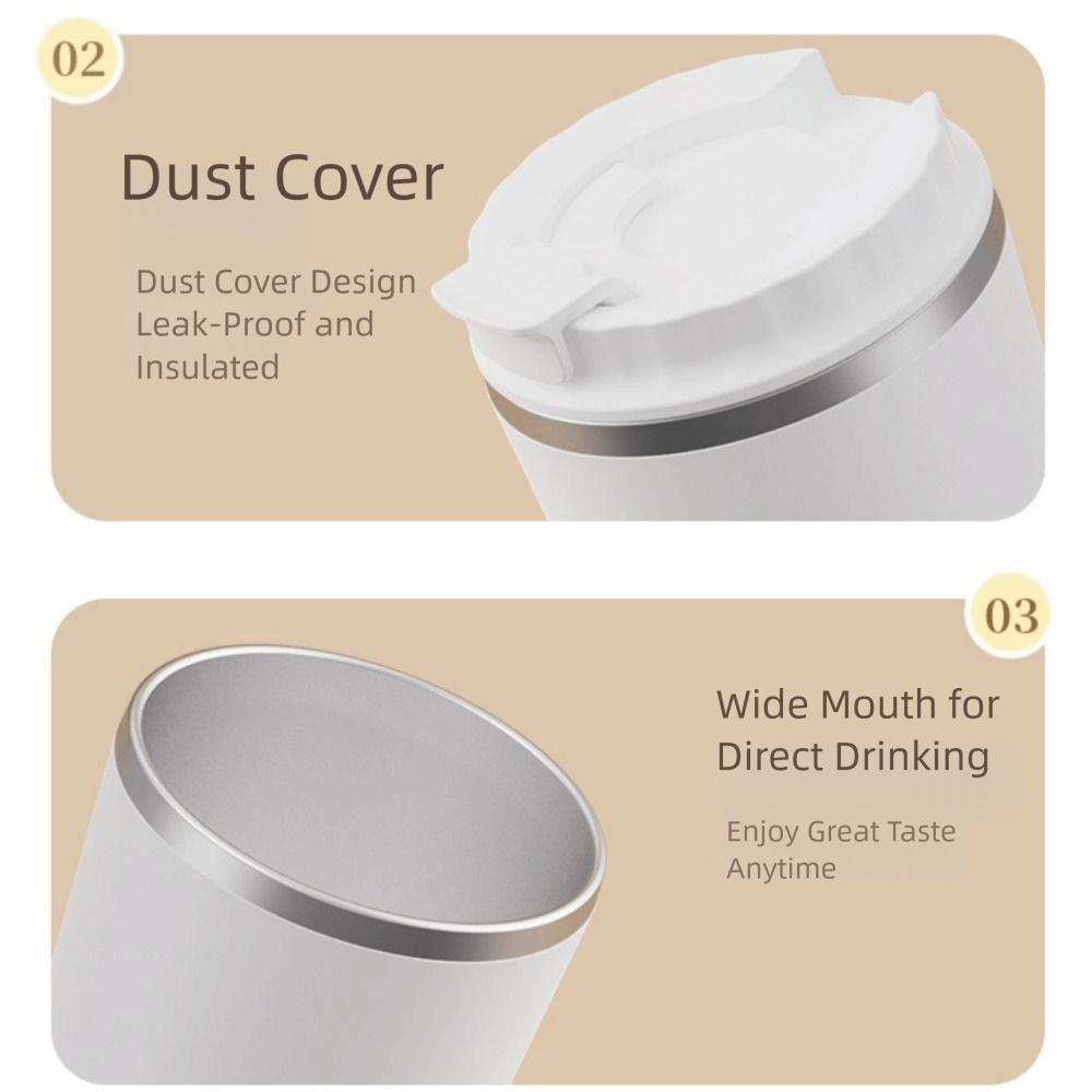 400ML Electric Coffee Mug USB Rechargeable Automatic Mixing Cup Portable Coffee Cup  Travel