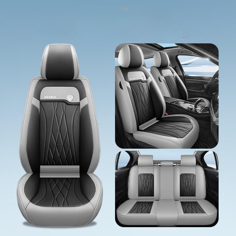 Five Car Seat Covers, Suitable for All Seasons, Complete Set for Dirt Protection, High-Quality Seat Protectors, Compatible with Most Five-Seater Cars