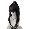 High Ponytail Men's Hanfu Cosplay Wig Chinese Style Long Straight Hair  Photo Props