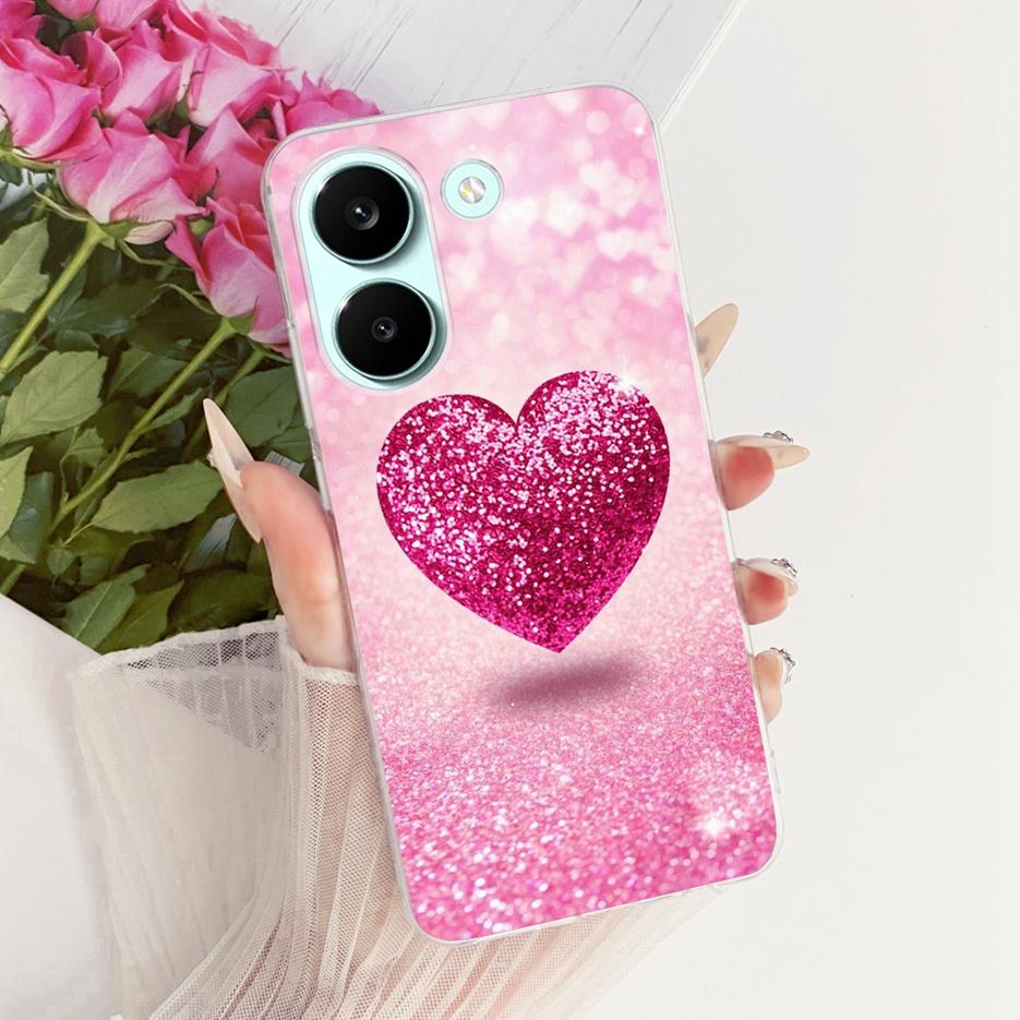 For Xiaomi Poco X8 Pro 5G Case Cute Love Heart Painted Cover Soft Slim Phone Case For Xiaomi Poco X8 Pro Max PocoX8 Pro 5G Shell