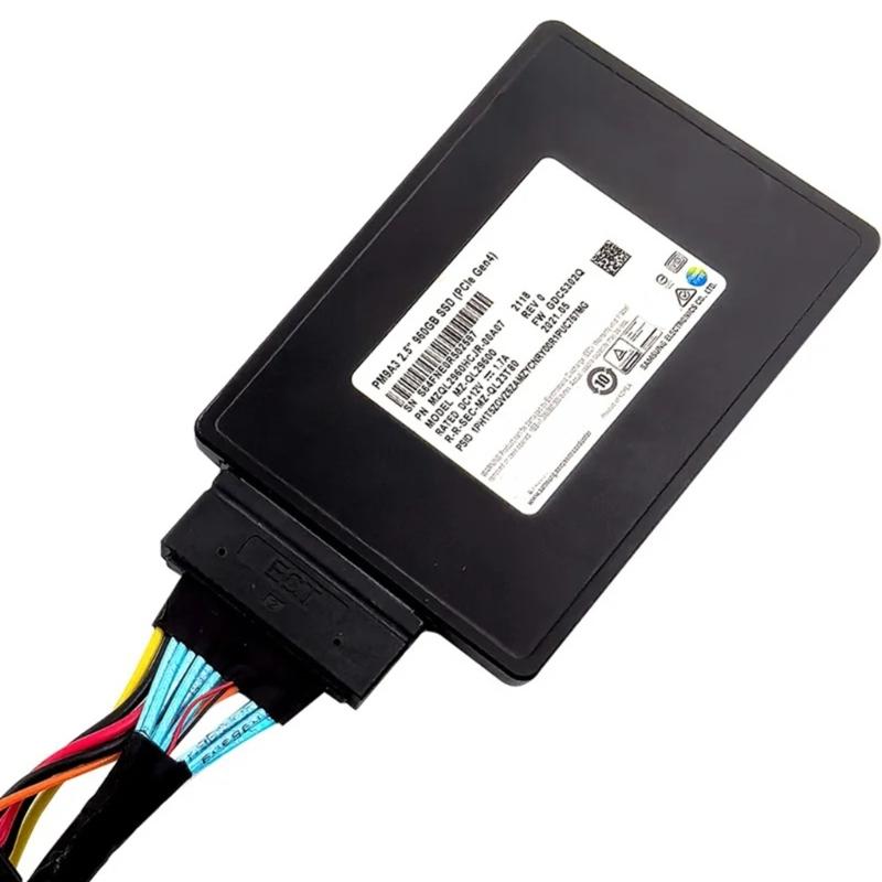 PCIe4.0 Compatible M.2 NVMe To OcuLink SFF-8611 SFF-8612 Adapters Supports U.2 U.3 SFF 8639 SSDs Installation