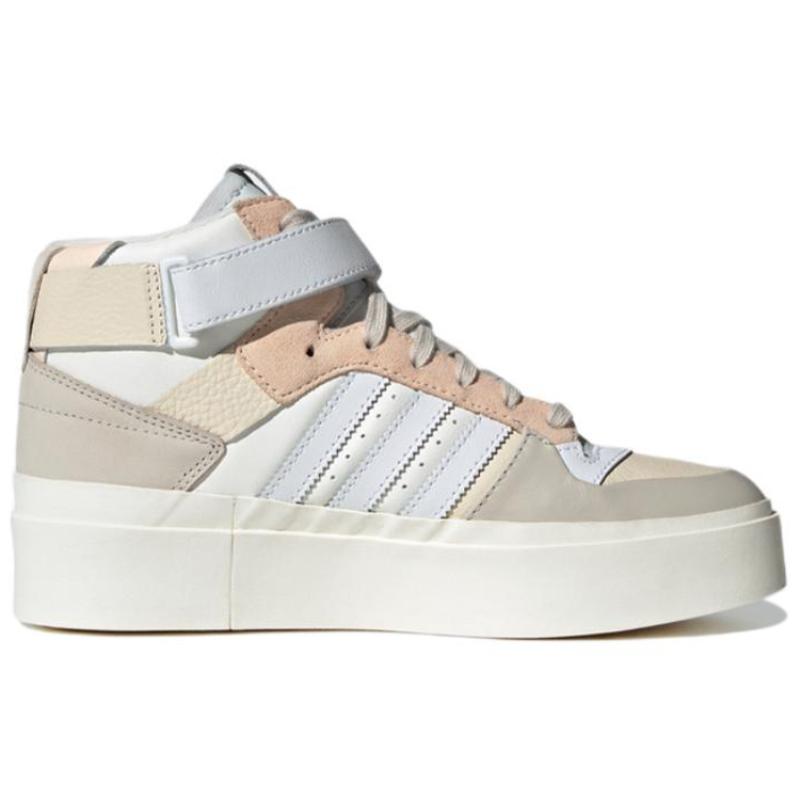 adidas Forum Bonega Mid Ekru Tonu Bulut Beyazı Mutluluk Turuncusu Kadın Spor Ayakkabıları GW7061