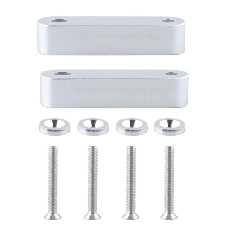 

Aluminum Racings Hood Vent Spacer Risers 4pcs Fenders Washer For 92-95 EG / 96-00 EK Car Accessories срібний