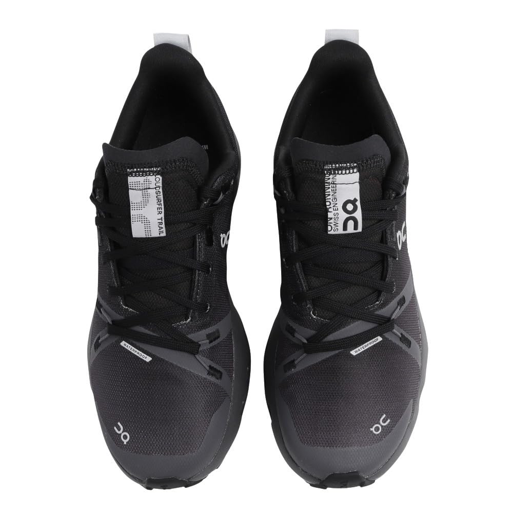 On Cloudsurfer Trail WP Black Eclipse Running Size cm Women's Shoes, 23.5