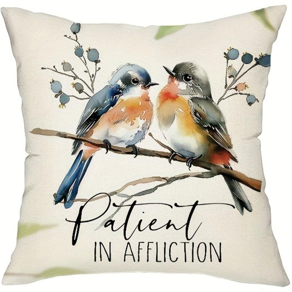 Elsternmuster Heimdeko Kissenbezug Schlafzimmer Wohnzimmer Sofa Dekoration Polyester Kissenbezug mit Reißverschluss