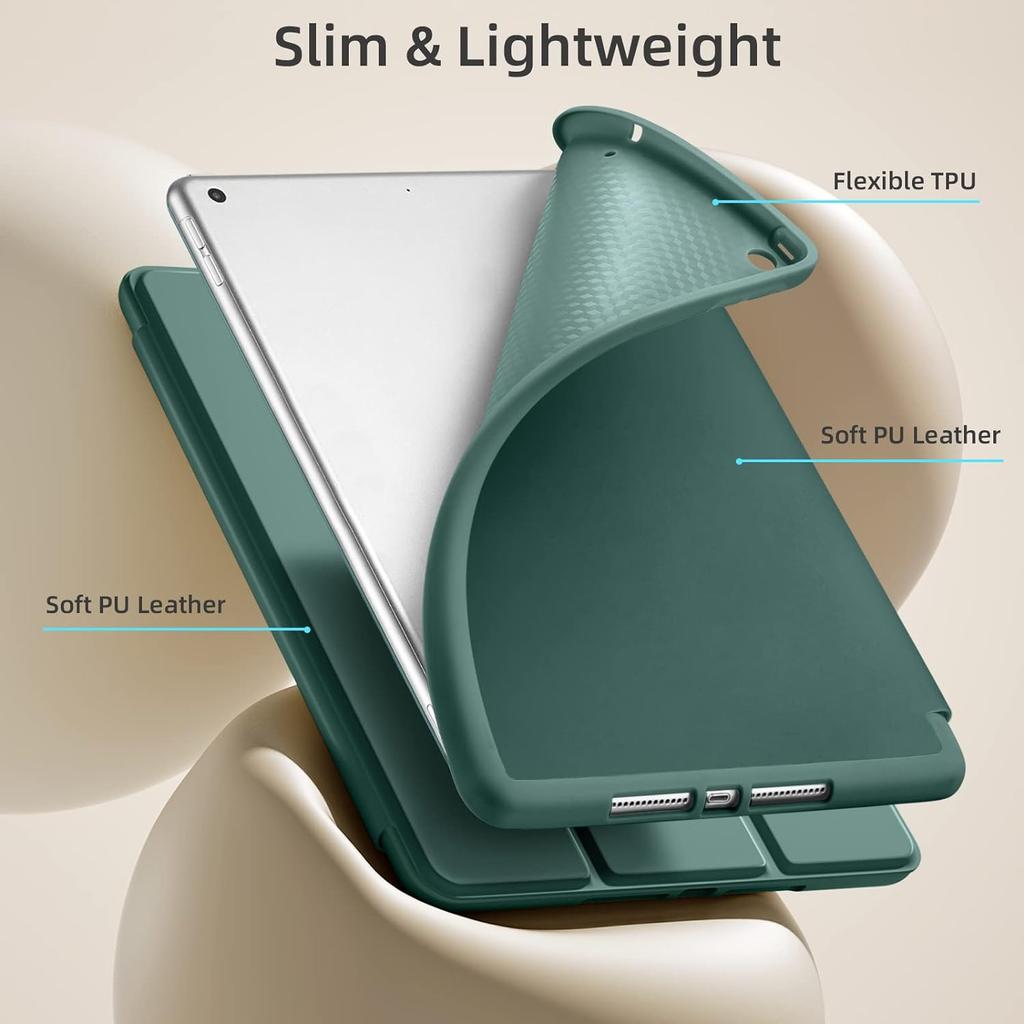 Kalemlikli Kapaklı IPad Pro 13 2024 12.9 2021 10.2 7/8/9/10th Kılıf iPad Air 11 2 4 5 Mini 5 6 Taşınabilir IPad Pro 11 Nesil Kılıf
