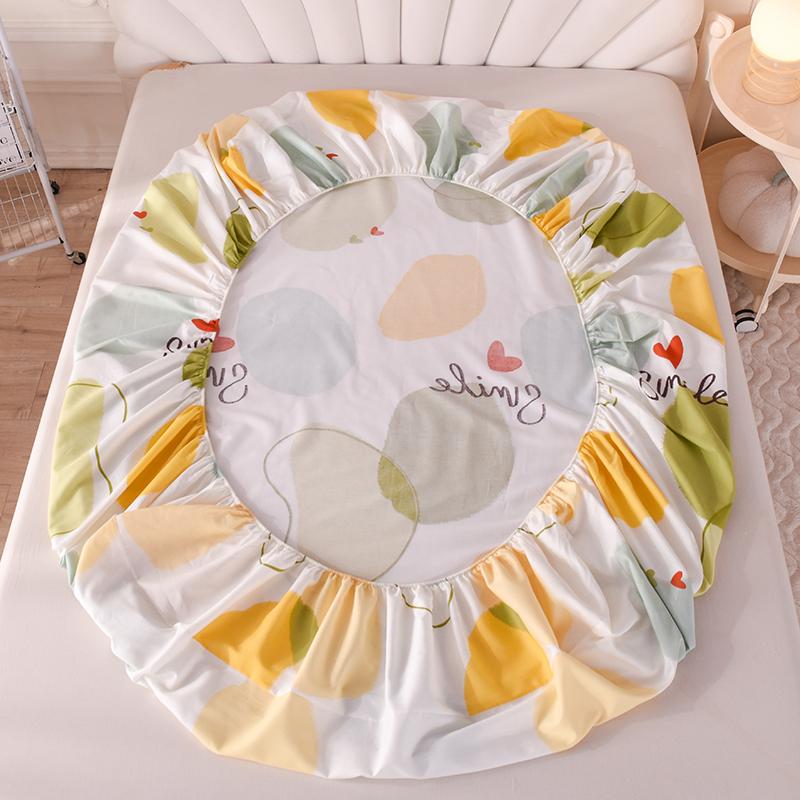 Fitted Sheet Home Bed Cover Summer Spring Winter Mattress Covers With Elastic (Without Pillowcase)