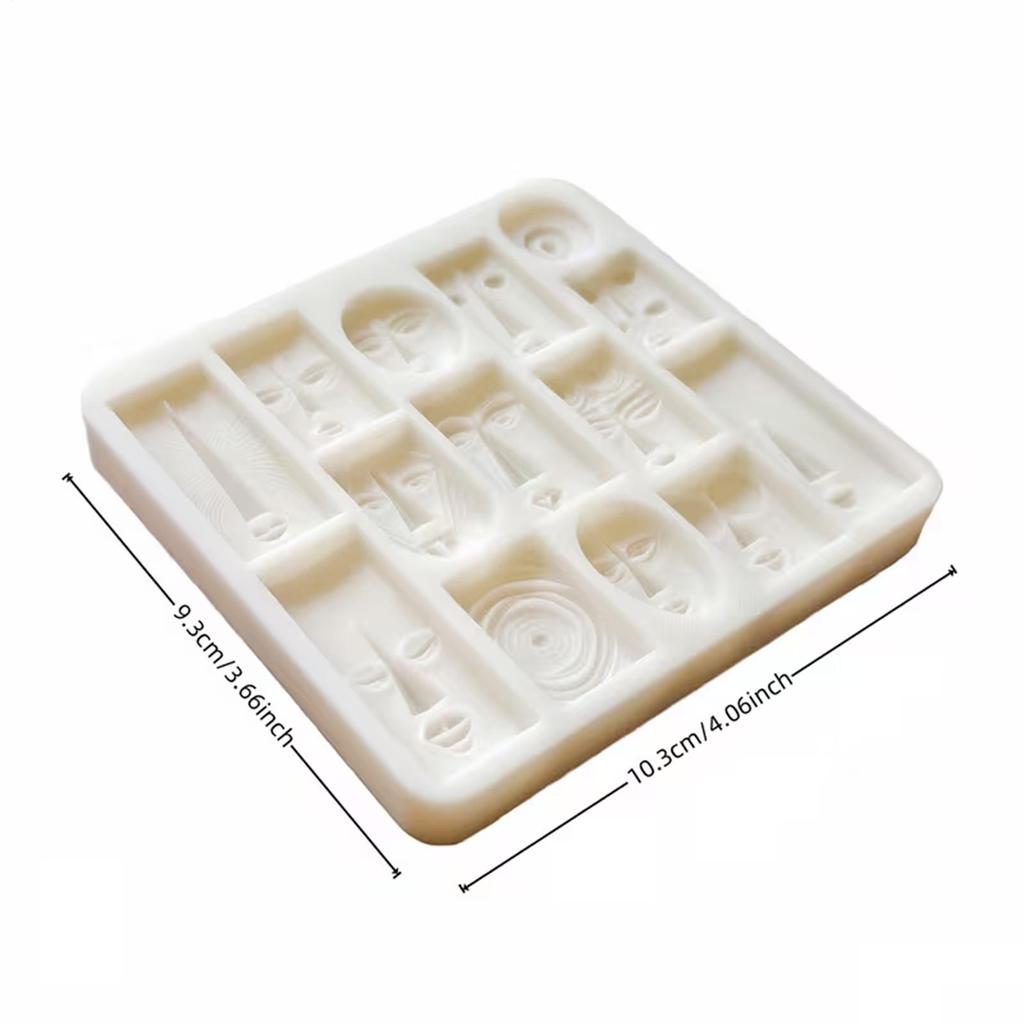 Food Grade Art Face Styling Baking Mold Unique Abstract Face Shaped Cake Molds For Chocolate Jelly Mousse Food DIY Craft