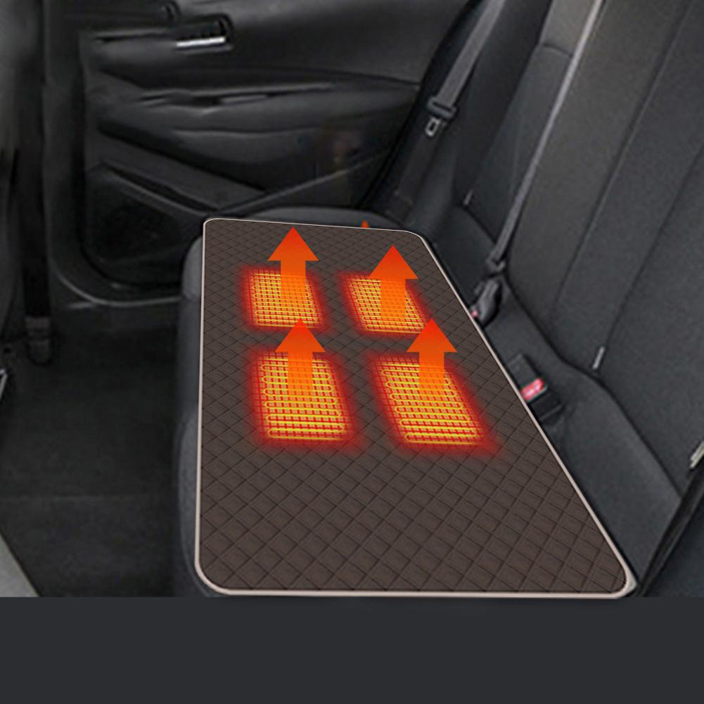 3 Levels of Heat Camping Mat 4 Heating Zones Rechargeable Outdoor Chair Cushion for Winter Stadium Indoor Outdoor Sports Beach