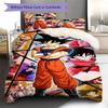 Biancheria da letto con motivo Son Goku, Set piumone Copripiumone Federa Regalo di compleanno per la casa (1 * copripiumino + 2 * federa, senza nucleo)