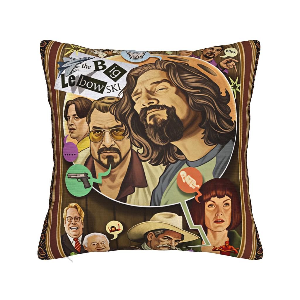 The Dude Big Lebowski (18) Pillowcases Novelty Pillow Case For Wedding Party Home Decor Graphic Pillow Cover