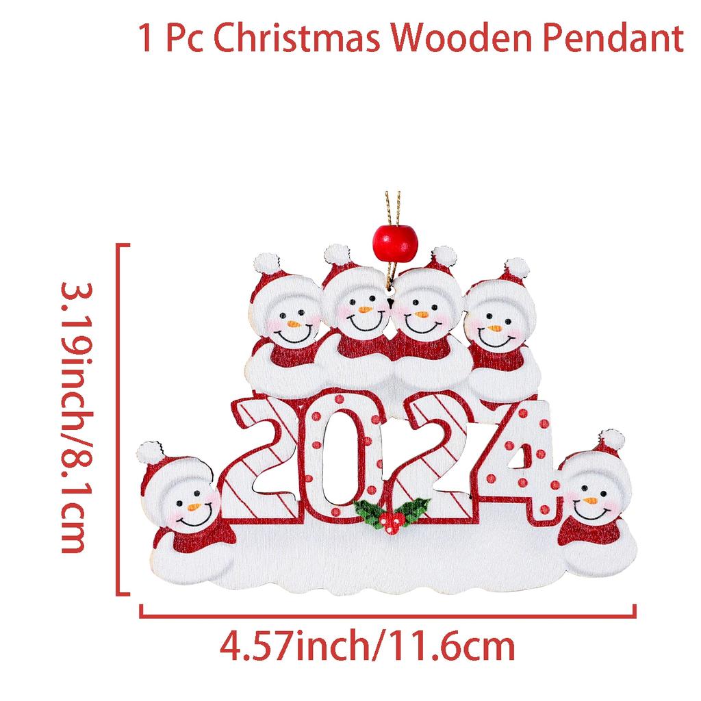 Christmas Family Pendant Navidad Natal Noel Tree Hanging Ornament Merry Christmas Decorations For Home 2025 Happy New Year 2025