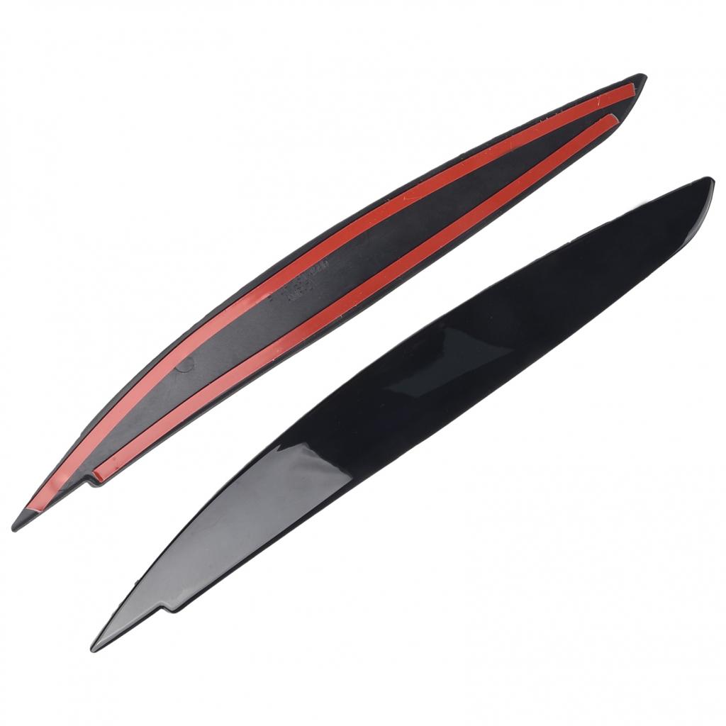 Sopraccigli Neri in Plastica Per BMW Serie 1 E87 E88 E81 E82 Palpebre Sopraccigli 2008-13