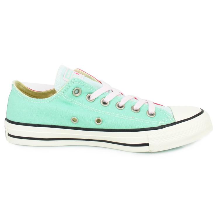 Converse Chuck Taylor All Star Ox Red Green Splicing 'Red Green' Women's 163978C