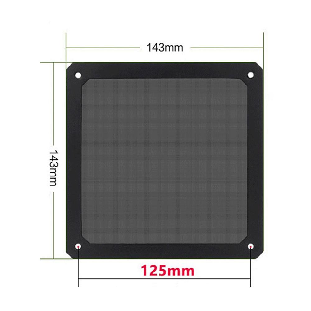 0mm 90mm 120mm 140mm PC Chassis Cooling Fan Dust Filter Magnet Dustproof Mesh Cover Computer Chassis Net Guard with Hole