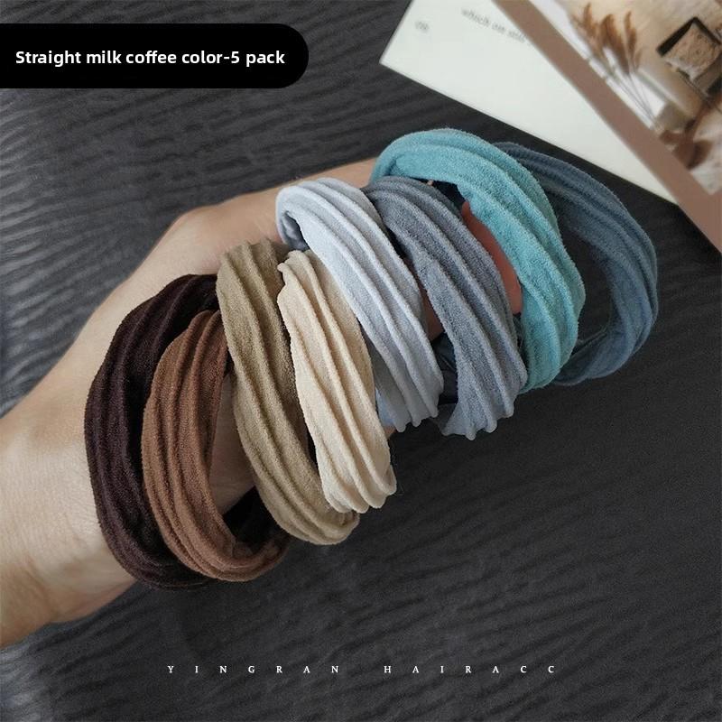 Highly Elastic Gentle on Hair Thickened Minimalist Durable Large Hair Tie