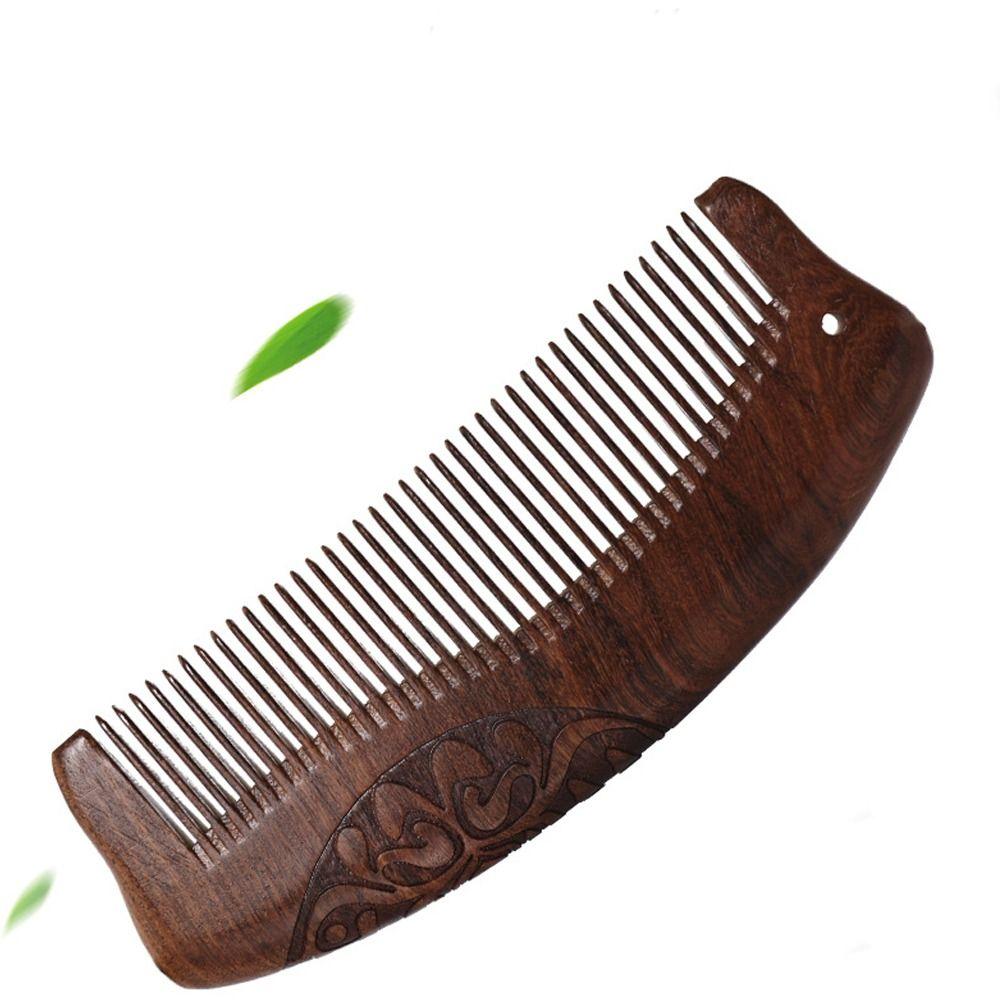 Antistatischer Haarkamm Zarter Sandelholzkamm Haarstyling-Werkzeug Haarpflegewerkzeug Schönheitszubehör