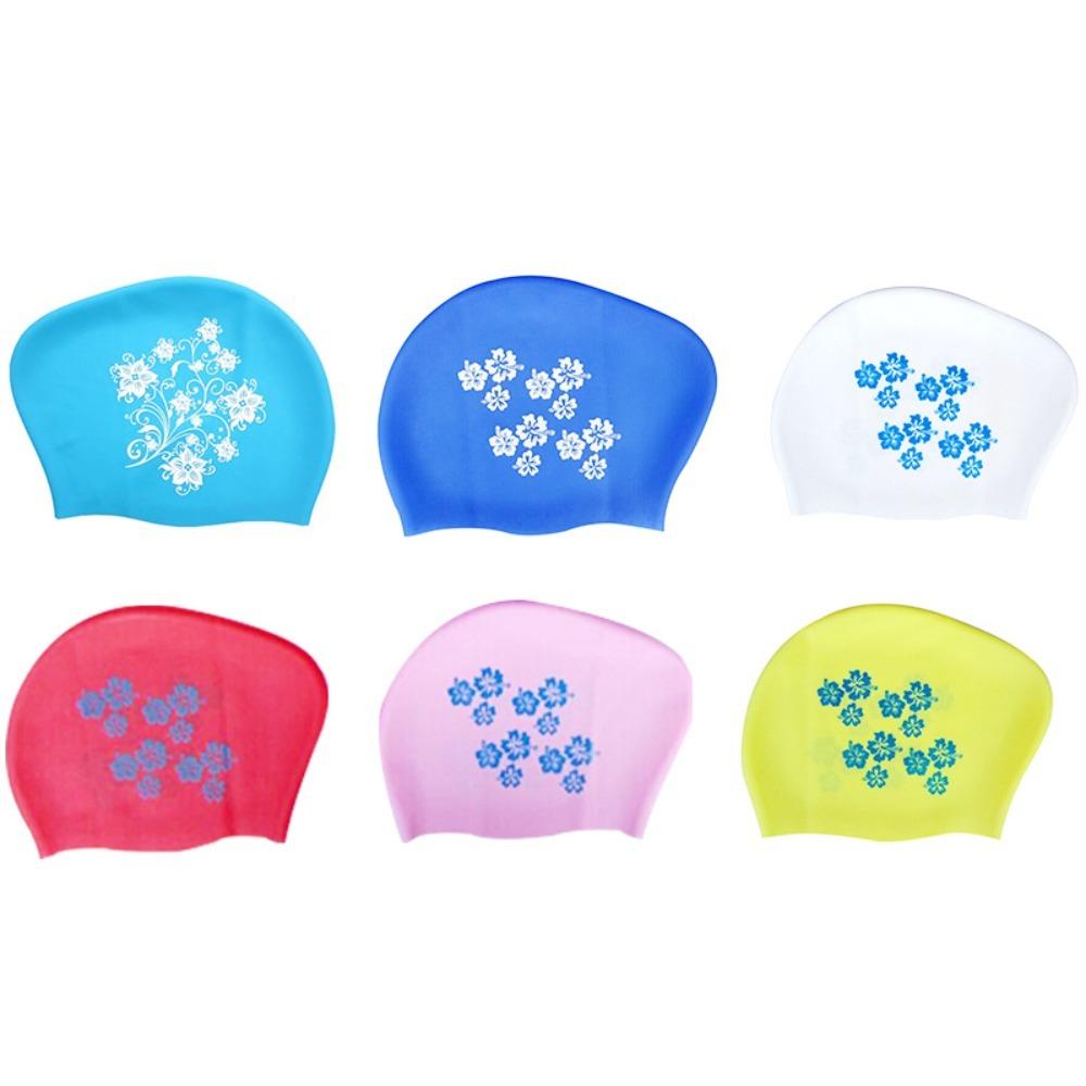 Enlarged Swimming Cap Elastic Safe Swimming Hat New Silicone Swimming Hat