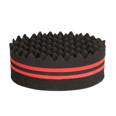Haarbürste Schwamm für Dreads Twists Große Löcher Metall Haarpick Kamm Doppelseitig Atmungsaktiv Dauerwelle Stylingbürste für Haarstyling