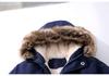 2022 Winter Jungen Kapuzenjacke aus Baumwolle mit Samt, Dick & Warm Kinder Mode Mantel