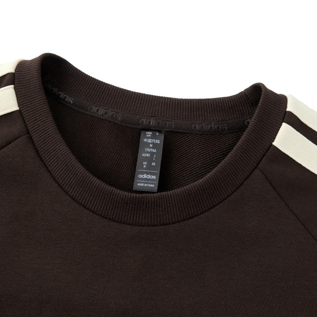 adidas Buchstaben Drei Streifen Rundhals Pullover Langarm Sweatshirt Unisex Sweatshirt KC0295