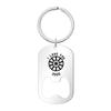 Engraved Metal Keychain Bottle Opener - Family Gift for Birthdays & Father's Day