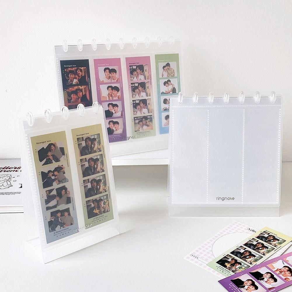 Loose Leaf Photo Album PP Desktop Display Album Durable Photo Card Binder  Idol Card Storage