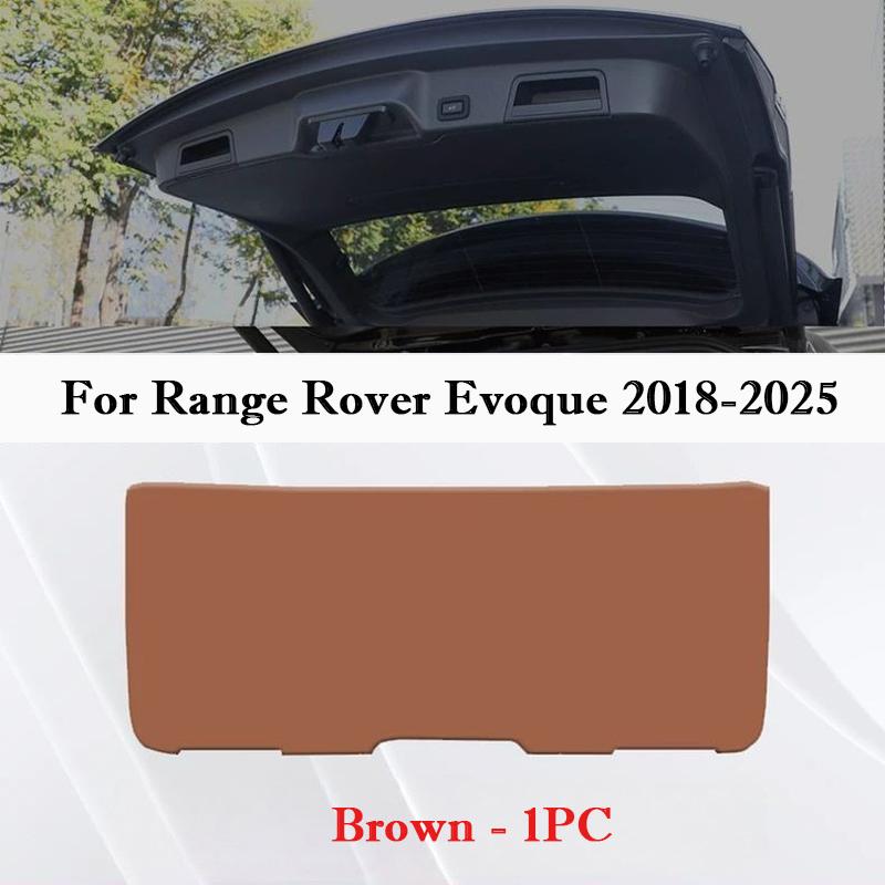 For Land Rover Range Rover Evoque L 2015-2026 Car Trunk Door Leather Anti Kick Pad Tailgate Protective Mat Interior Cargo Liner