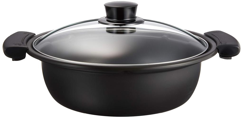 Panasonic IH-kompatibel gryte med glasslokk Bordplate Svart KZ-AN10-K