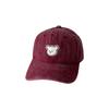 Embroidered Cute Bear Baseball Cap For Men And Women Adjustable Street Hats