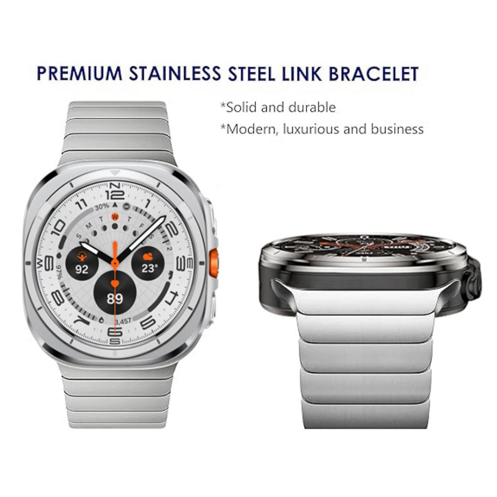 Titanium Alloy Watch Band for Samsung Galaxy Watch8 Classic 46mm/Watch8 44mm/40mm Wrist Strap