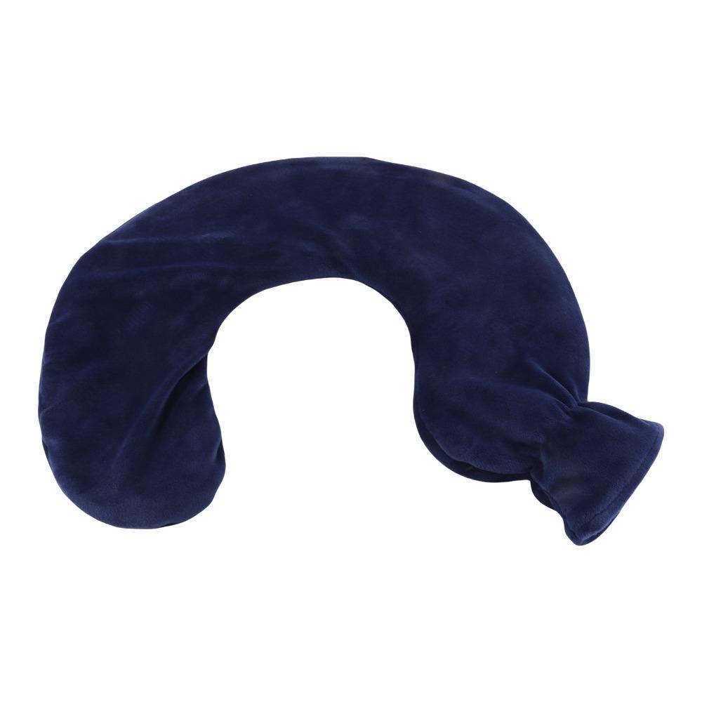 Reusable U Shape Hot Water Bag Rubber Super Soft Cervical Care Bag Single Removable Cover Neck Warmer Home Use