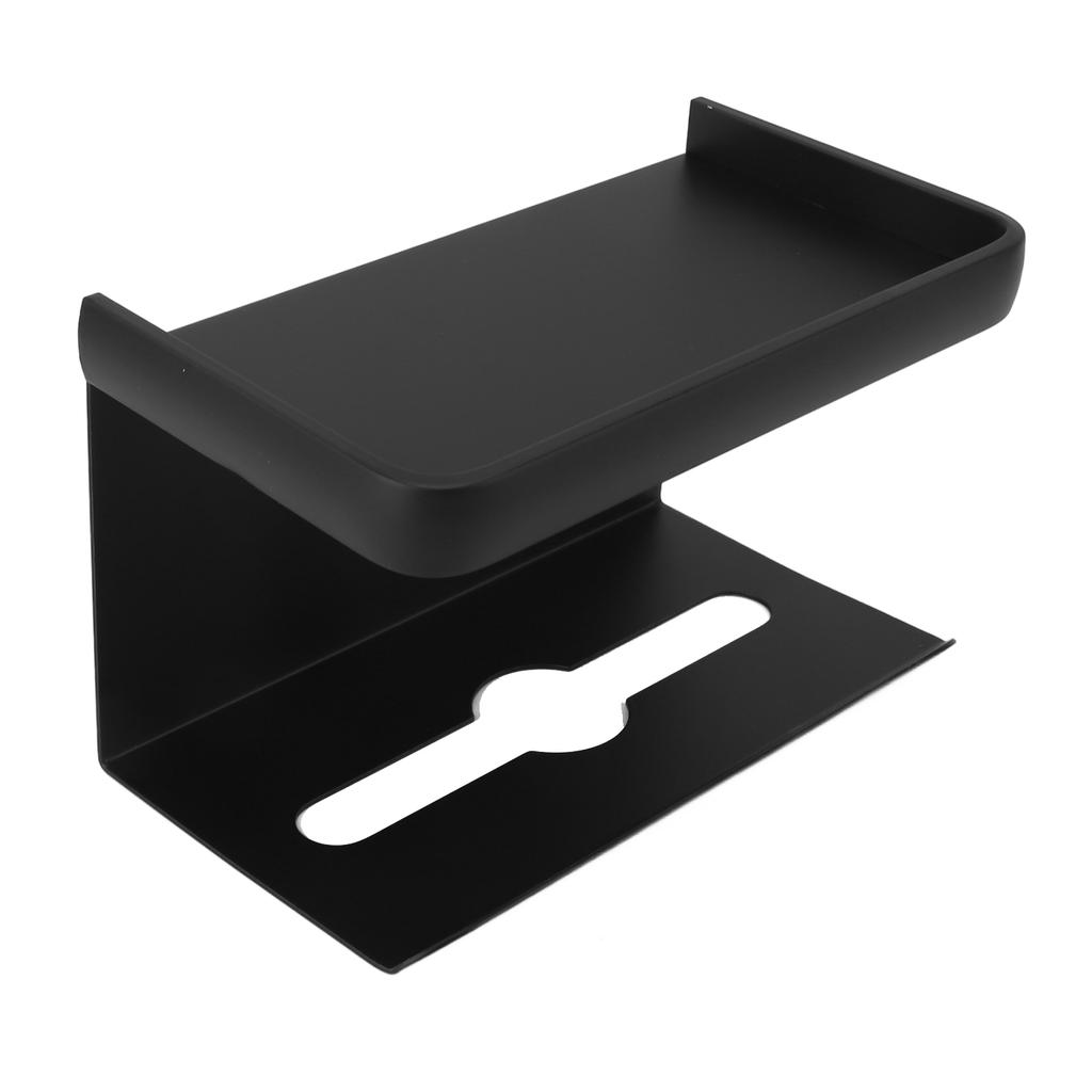 Toilet Paper Holder Wall Mount Tissue Roll Storage Rack Aluminum Tissue Dispenser for Bathroom Washroom