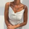 Fashion Style Metal Portrait Tag Long Necklace Female, Simple Cross Chain Collarbone Necklace