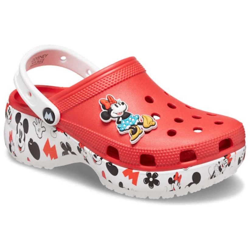 Crocs Mickey Comfortable Versatile Clogs Women Footwear Red 208885-8C1