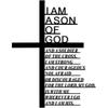 Durable Metal Cross Wall Art for Teen Boys Room Motivational Son of God Sign Christian Decor