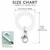 Silicone Umbrella Handle Rings Waterproof Long-Lasting 5/10 Pcs with Lobster Clasp for Daily Office Commuting Use
