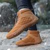 მამაკაცის ჩექმები 2024 წლის ახალი ზამთრის ჩუსტები თბილი მამაკაცის ფეხსაცმელი წყალგაუმტარი, მოცურების საწინააღმდეგო პლუშური სპორტული ფეხსაცმელი მამაკაცის ჩოგბურთის ფეხსაცმელი ჩექმები მამაკაცის სპორტული ფეხსაცმელი ზამთრის
